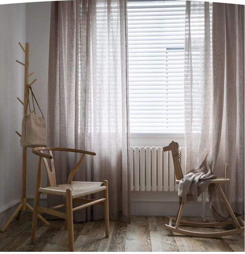 Foulola News: SZMS# Series, Cotton/ Polyester Sheer Curtain details