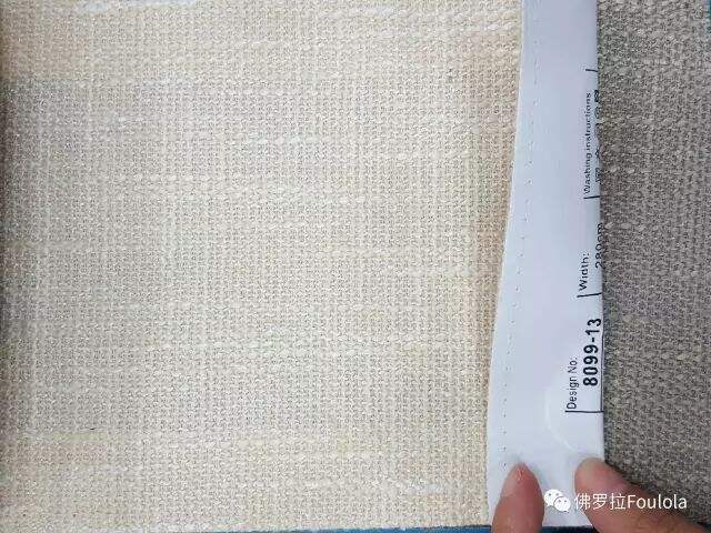8099 Series Polyester/ Cotton Linen Curtain Fabric details