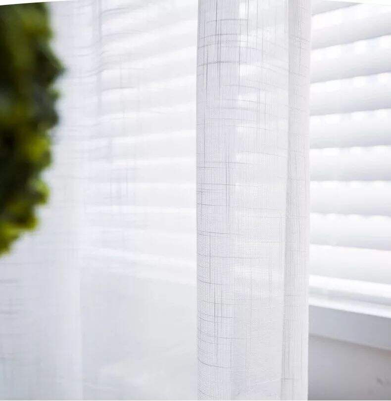 Foulola News: SZMS# Series, Cotton/ Polyester Sheer Curtain supplier