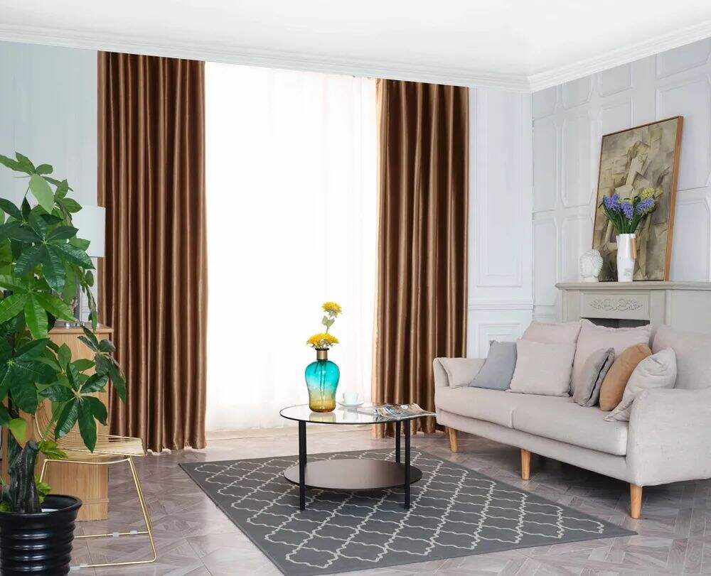 64 Foulola News: 2.8m DY/34# Series, Embossed Linen Style Blackout factory