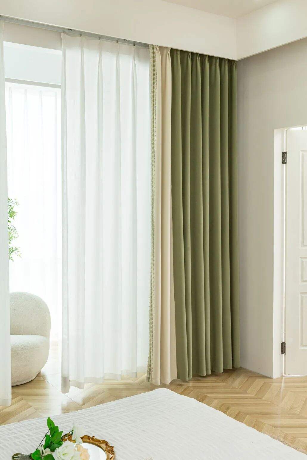 Foulola News:SFL2216# Luxury Jacquard Linen Style Curtain Fabric supplier