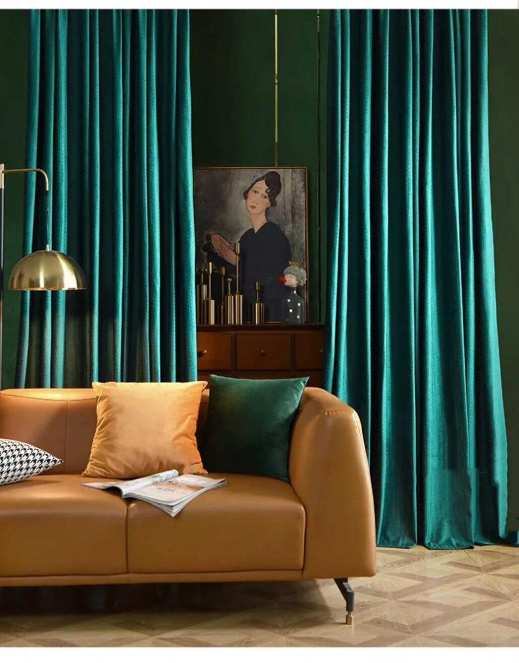 Foulola News: 147# Series Blackout Luxury Velvet Curtain details