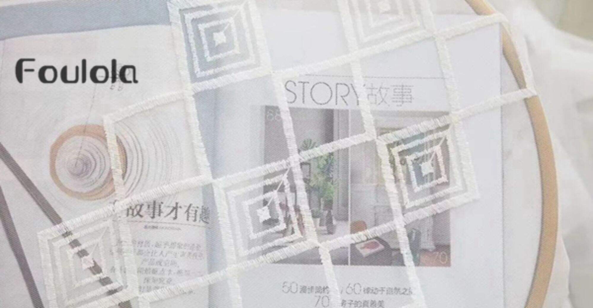 Foulola News: Embroidery Sheer Curtain :SHXG#/MFSL#