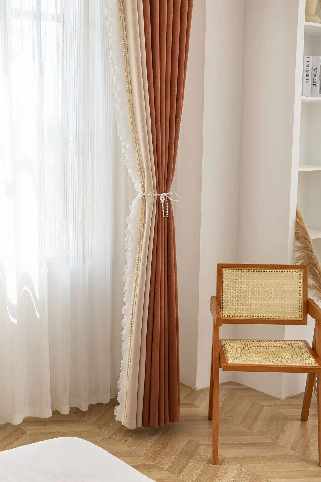 Foulola News:SFL2216# Luxury Jacquard Linen Style Curtain Fabric factory
