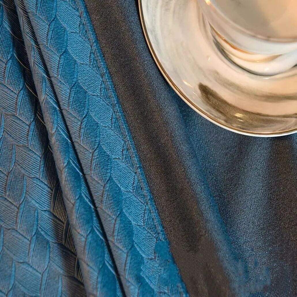 Foulola News: 147# Series Blackout Luxury Velvet Curtain manufacture