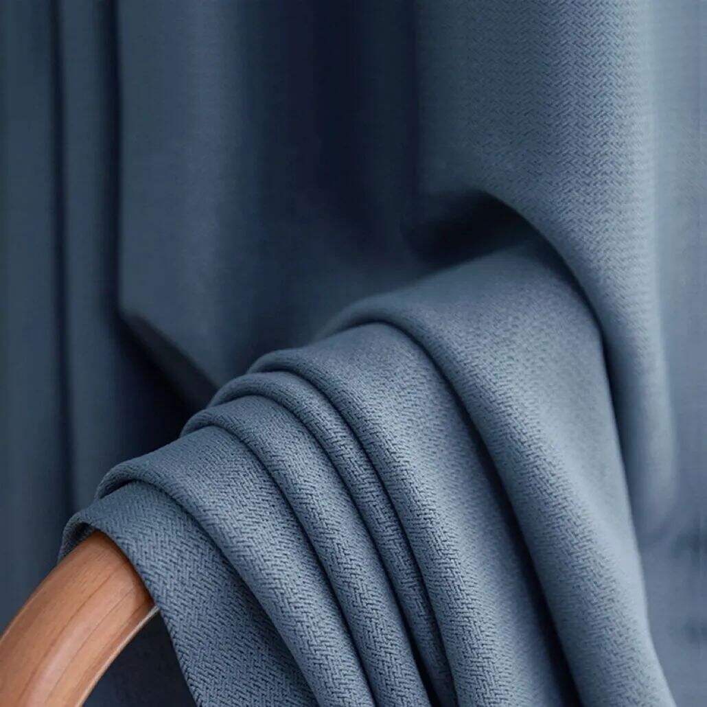 Foulola News:668# 2.8/3.2m Width Blackout Linen Curtain details