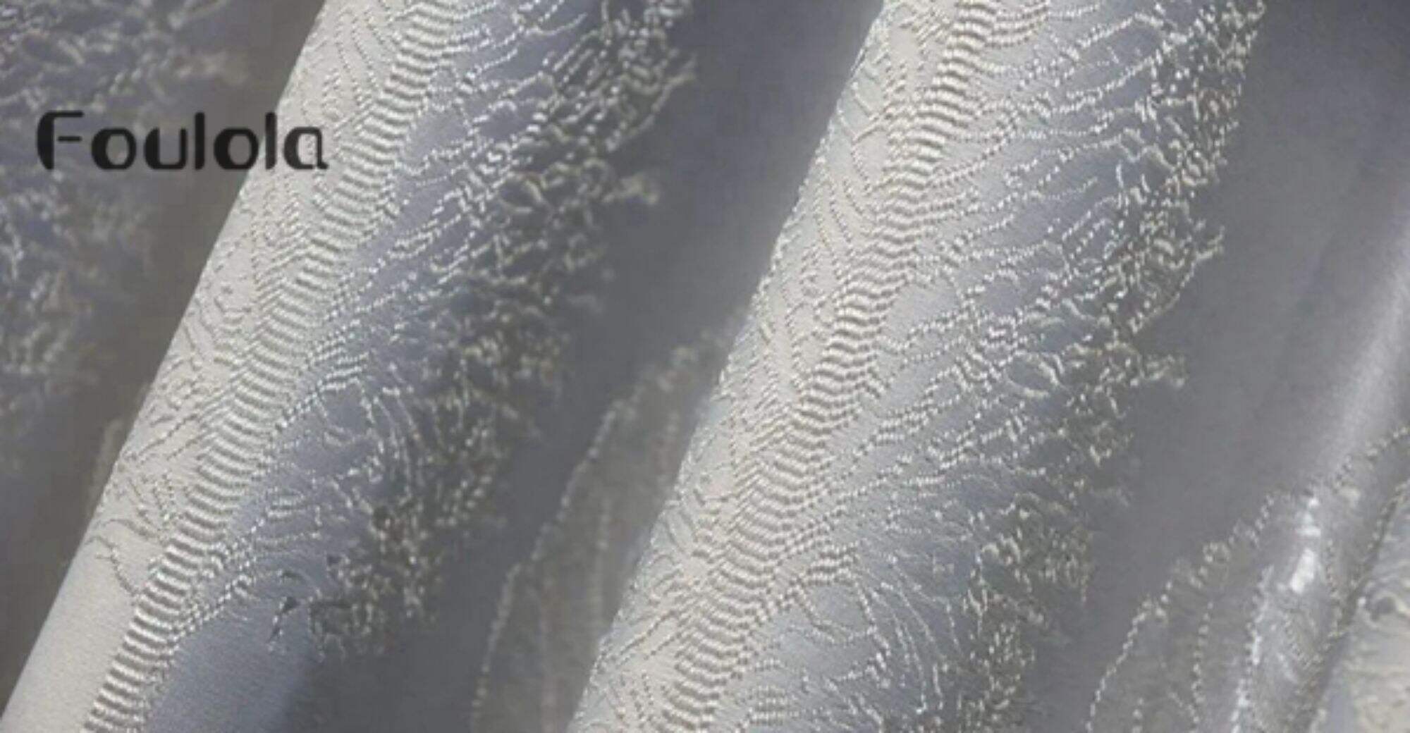 ຂ່າວ Foulola: 99# Series Jacquard Blackout Curtain Fabric