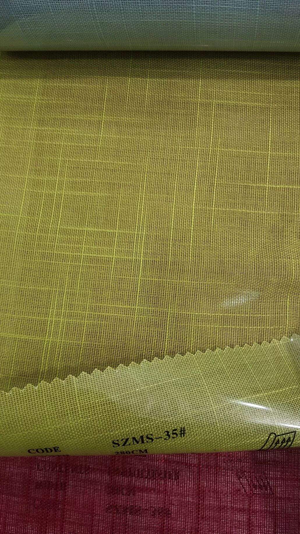 Foulola News: SZMS# Series, Cotton/ Polyester Sheer Curtain factory