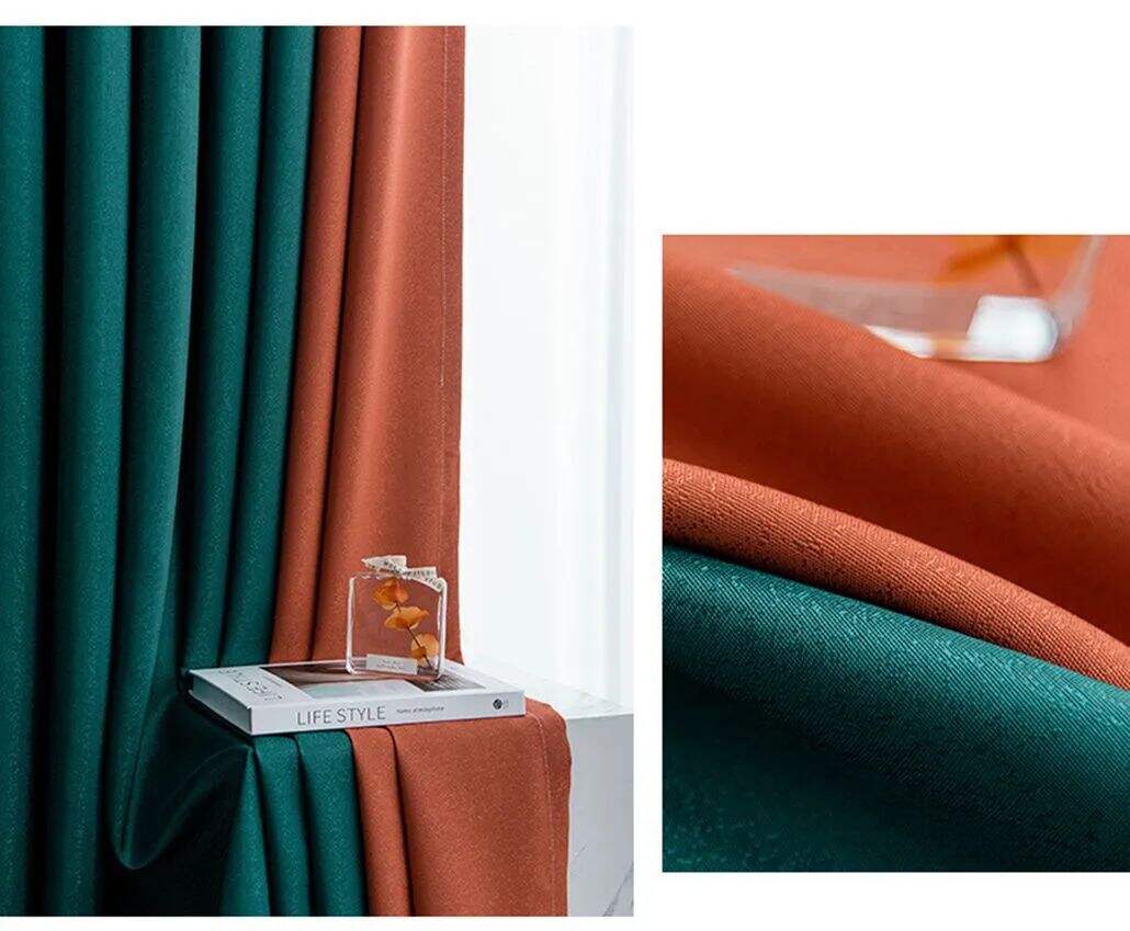Foulola News:8362# 2.8/3.2m Width Blackout Linen Style Curtain supplier