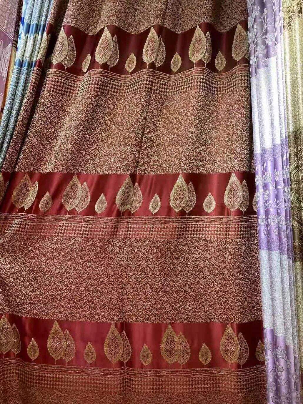 Foulola News: 2021 New Promotion Cheap Jacquard Curtain 550g manufacture