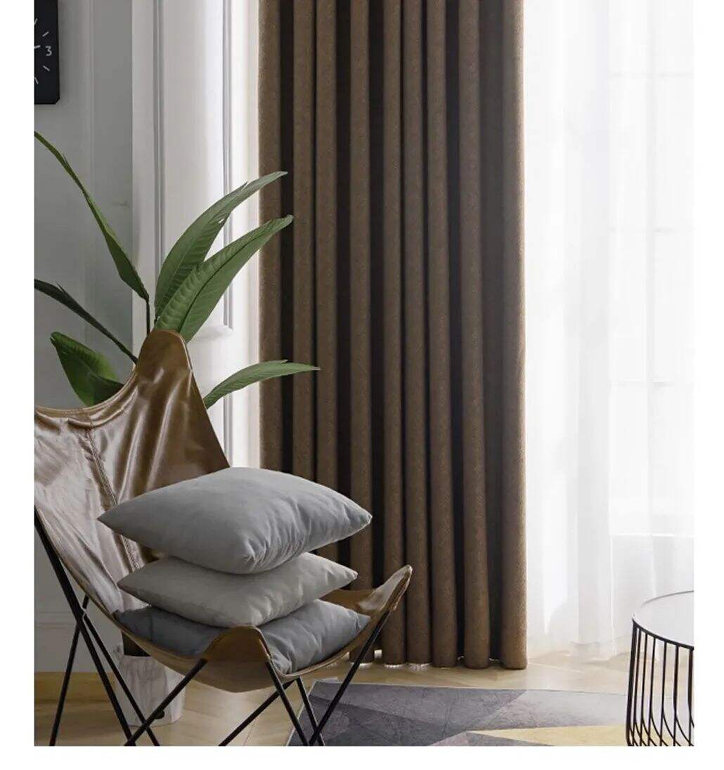 Foulola News: Soft Blackout Jacquard Curtain Fabric ZSMR2018# manufacture