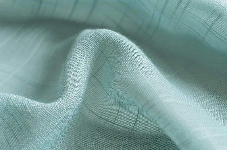 Foulola News: SZMS# Series, Cotton/ Polyester Sheer Curtain details