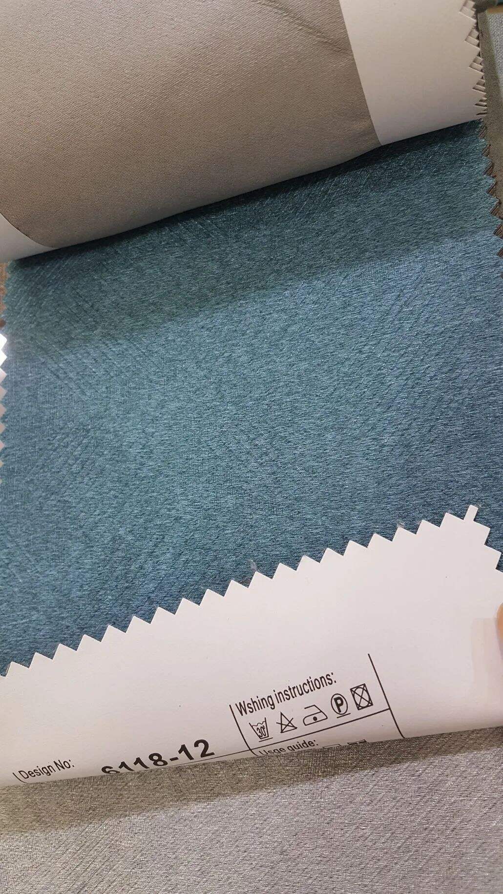 111 Foulola News: 2.8m DY/34# Series, Embossed Linen Style Blackout factory