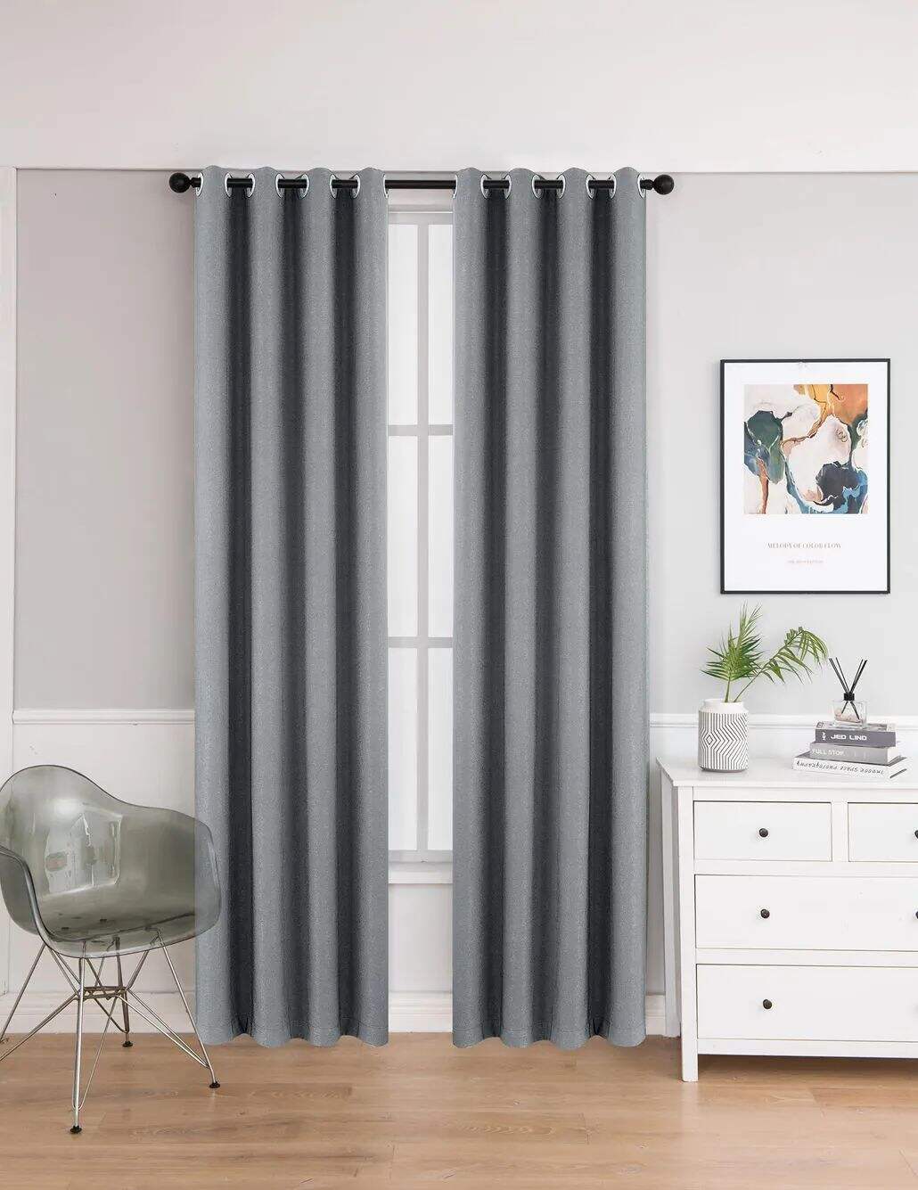 Foulola News:LMN20806# Silky Blackout Fabric factory