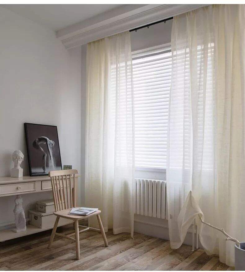 Foulola News: SZMS# Series, Cotton/ Polyester Sheer Curtain manufacture