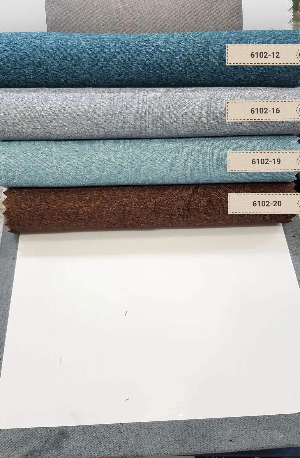 126 Foulola News: 2.8m DY/34# Series, Embossed Linen Style Blackout manufacture