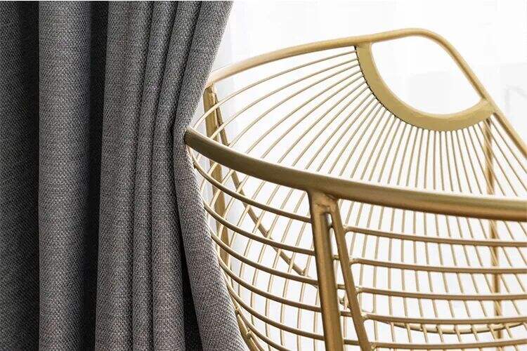 8103 Series Blackout Linen Curtain Fabric, 335gsm, 90% Blackout. manufacture