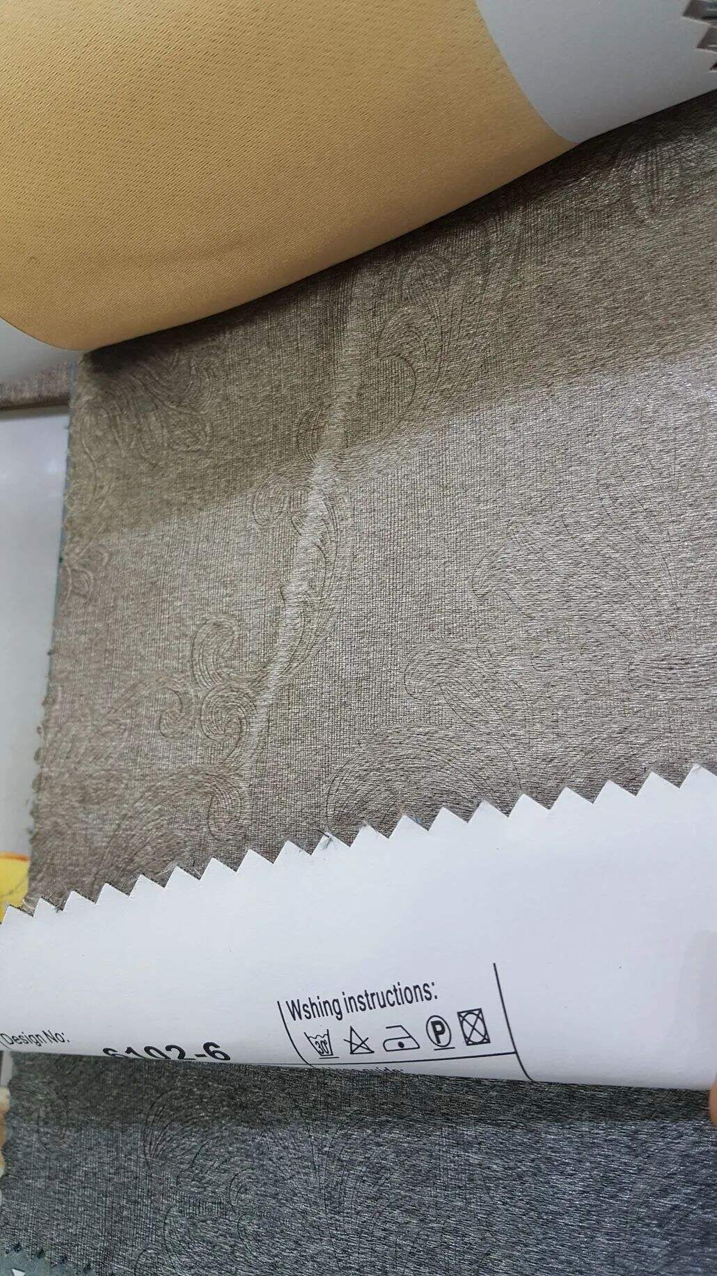 130 Foulola News: 2.8m DY/34# Series, Embossed Linen Style Blackout factory