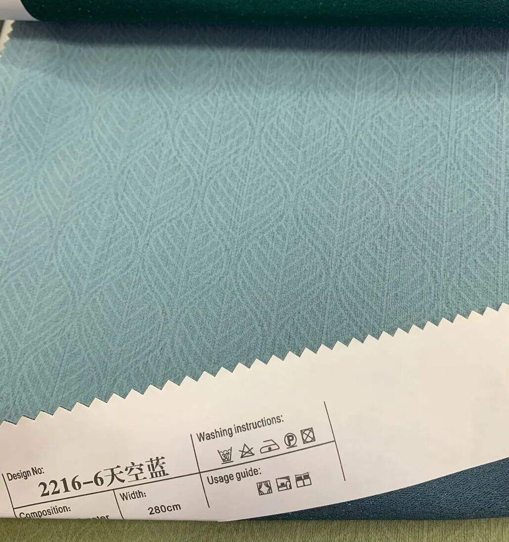 Foulola News:SFL2216# Luxury Jacquard Linen Style Curtain Fabric factory