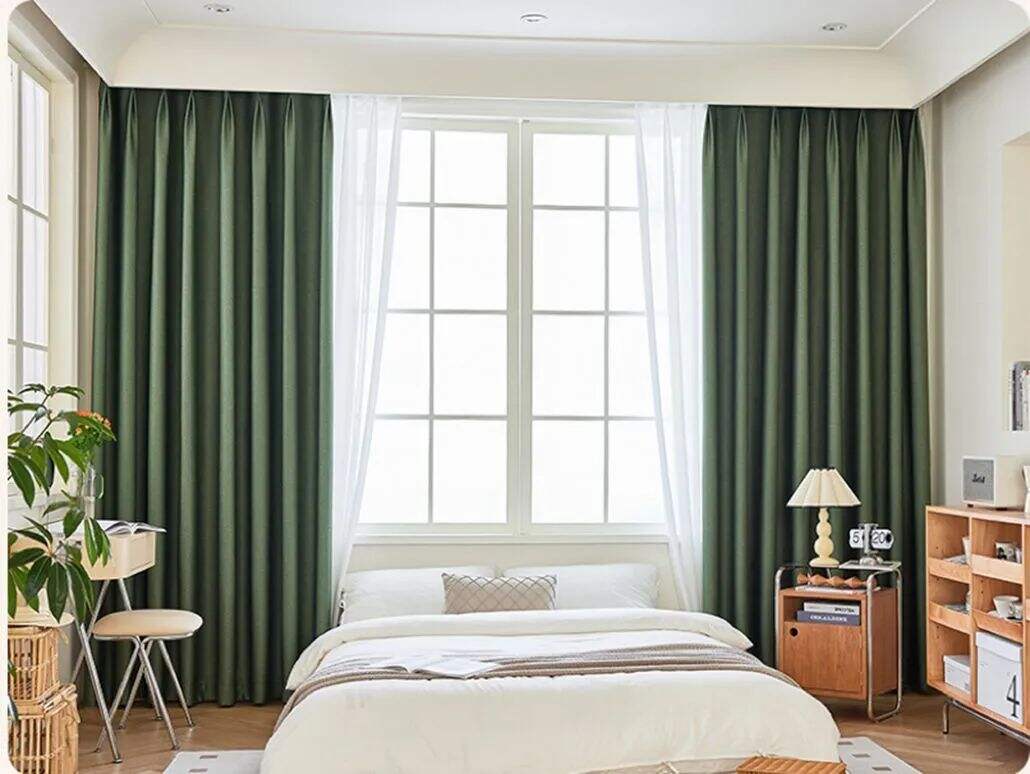 Foulola News: DDM# 2.8/3.2m Width Linen Style Curtain factory