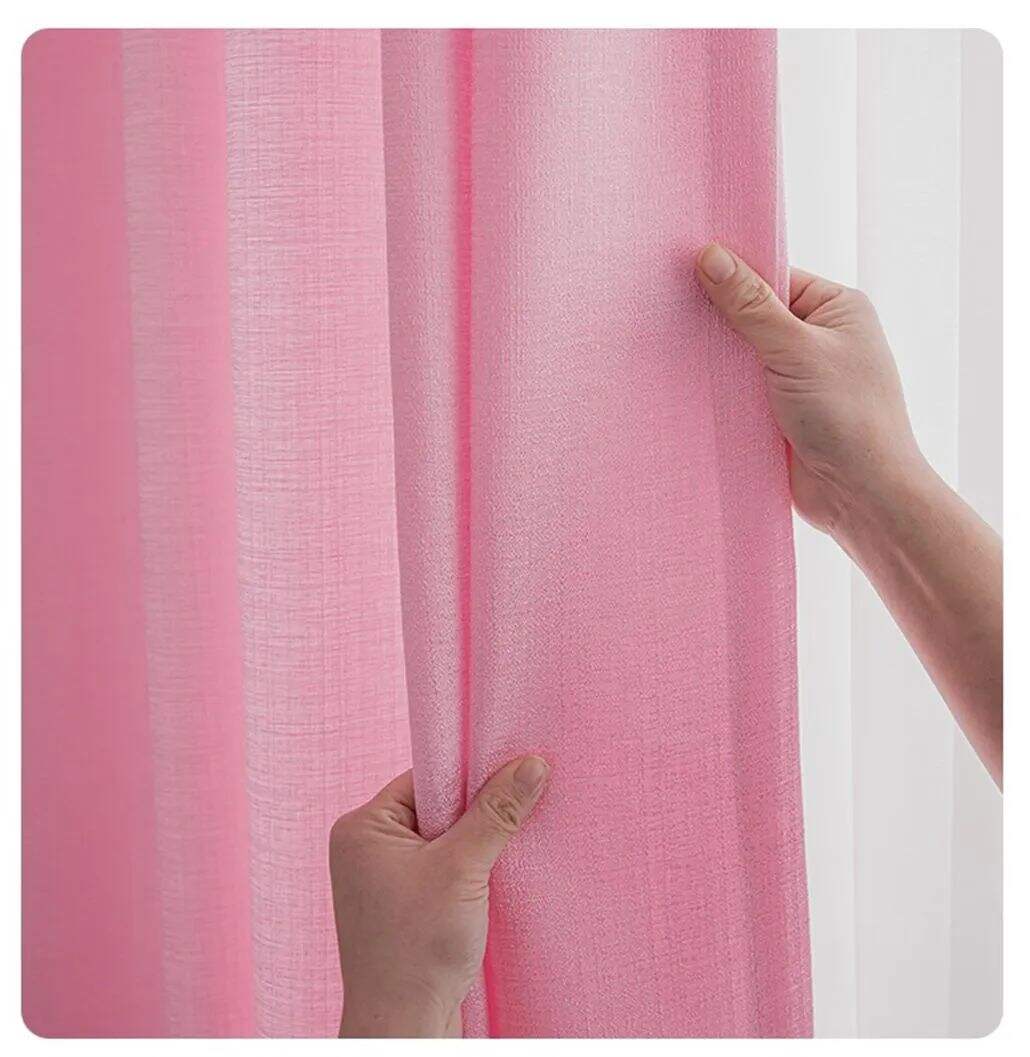 Foulola: LMS# Colorful Thick Linen，170gsm details