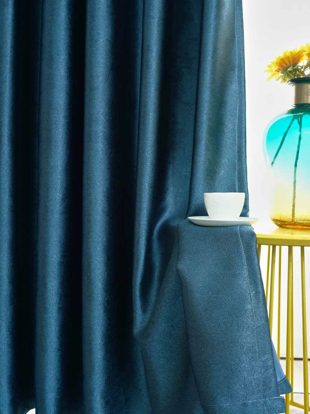 33 Foulola News: 2.8m DY/34# Series, Embossed Linen Style Blackout factory