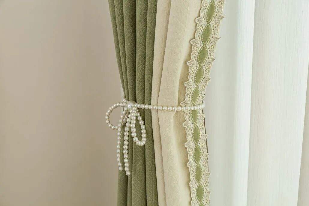 Foulola News:SFL2216# Luxury Jacquard Linen Style Curtain Fabric factory