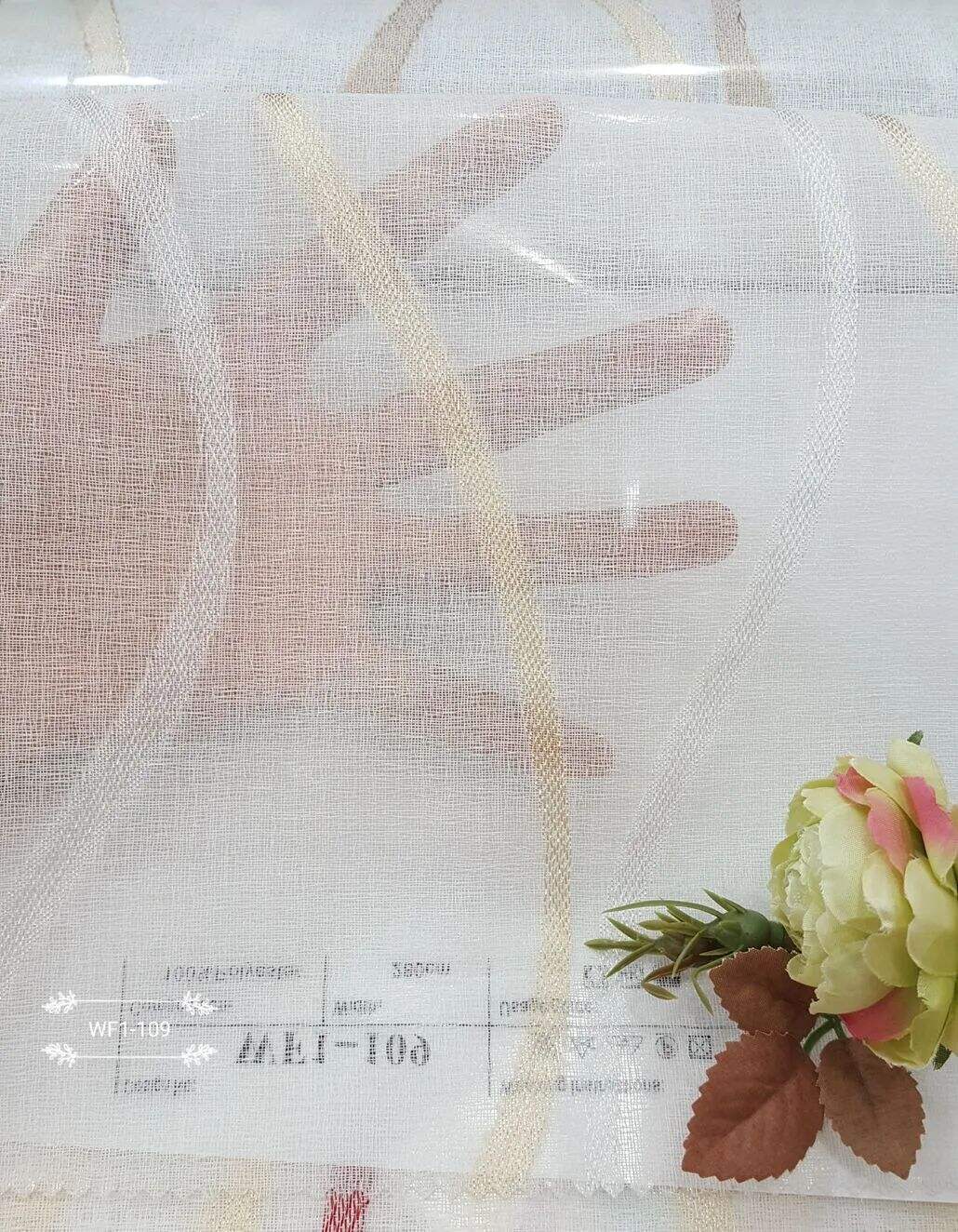 119 Foulola News: High Grade Linen WF2#series Sheer 2.85-3.0m Width details
