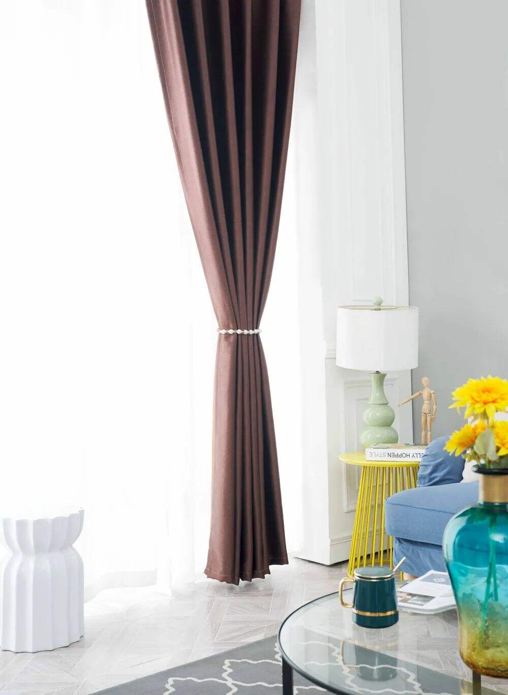 21 Foulola News: 2.8m DY/34# Series, Embossed Linen Style Blackout manufacture