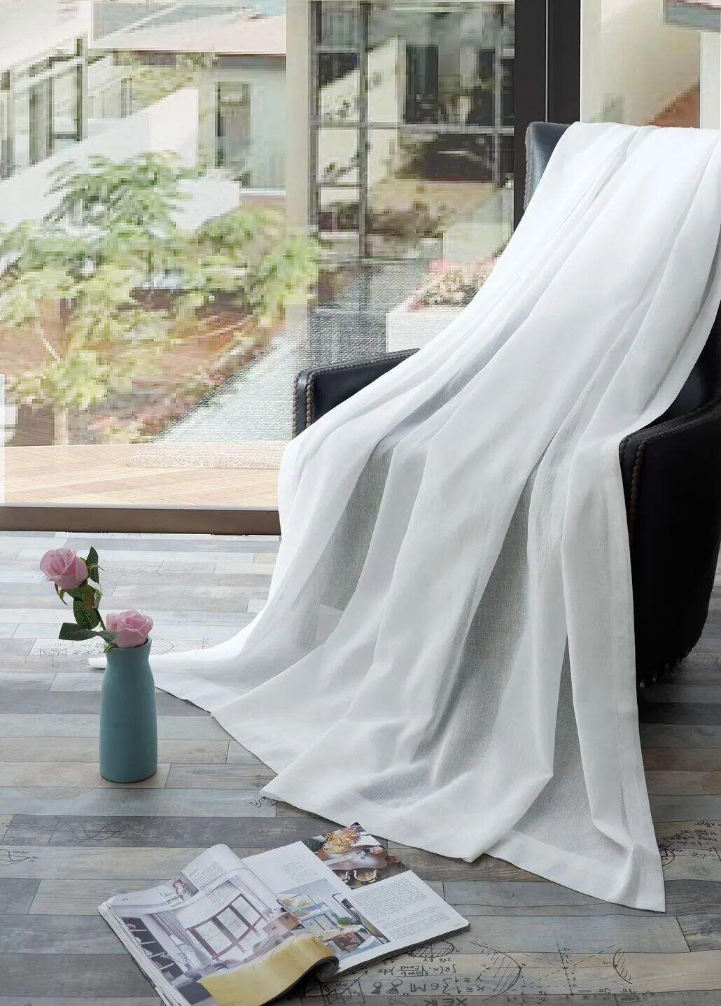 Foulola News: DLM Linen Sheer，6 colors， 3.0m Width manufacture
