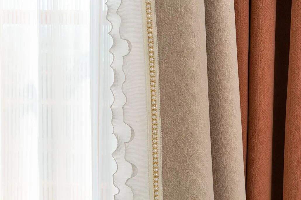 Foulola News:SFL2216# Luxury Jacquard Linen Style Curtain Fabric factory