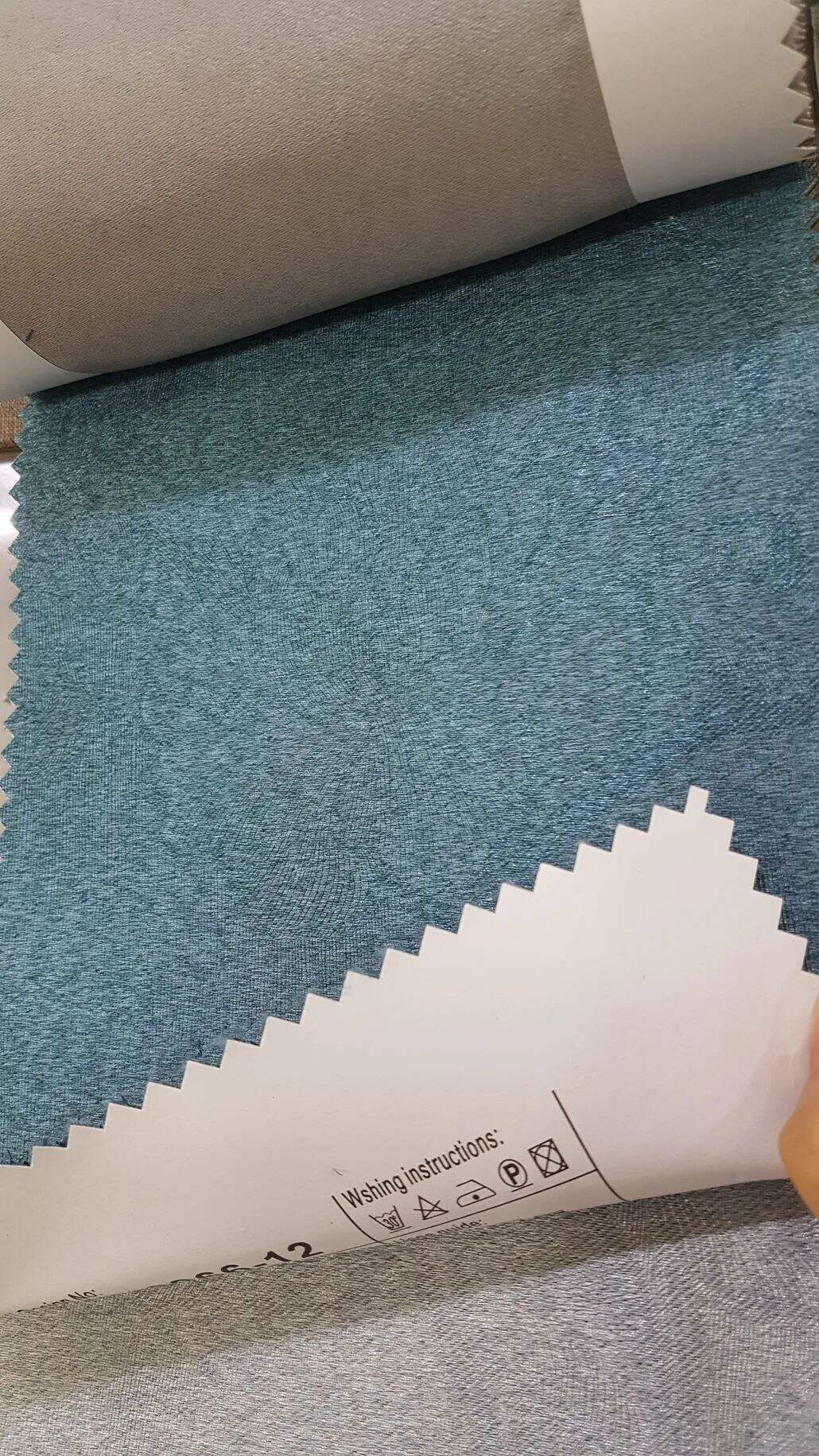 101 Foulola News: 2.8m DY/34# Series, Embossed Linen Style Blackout factory