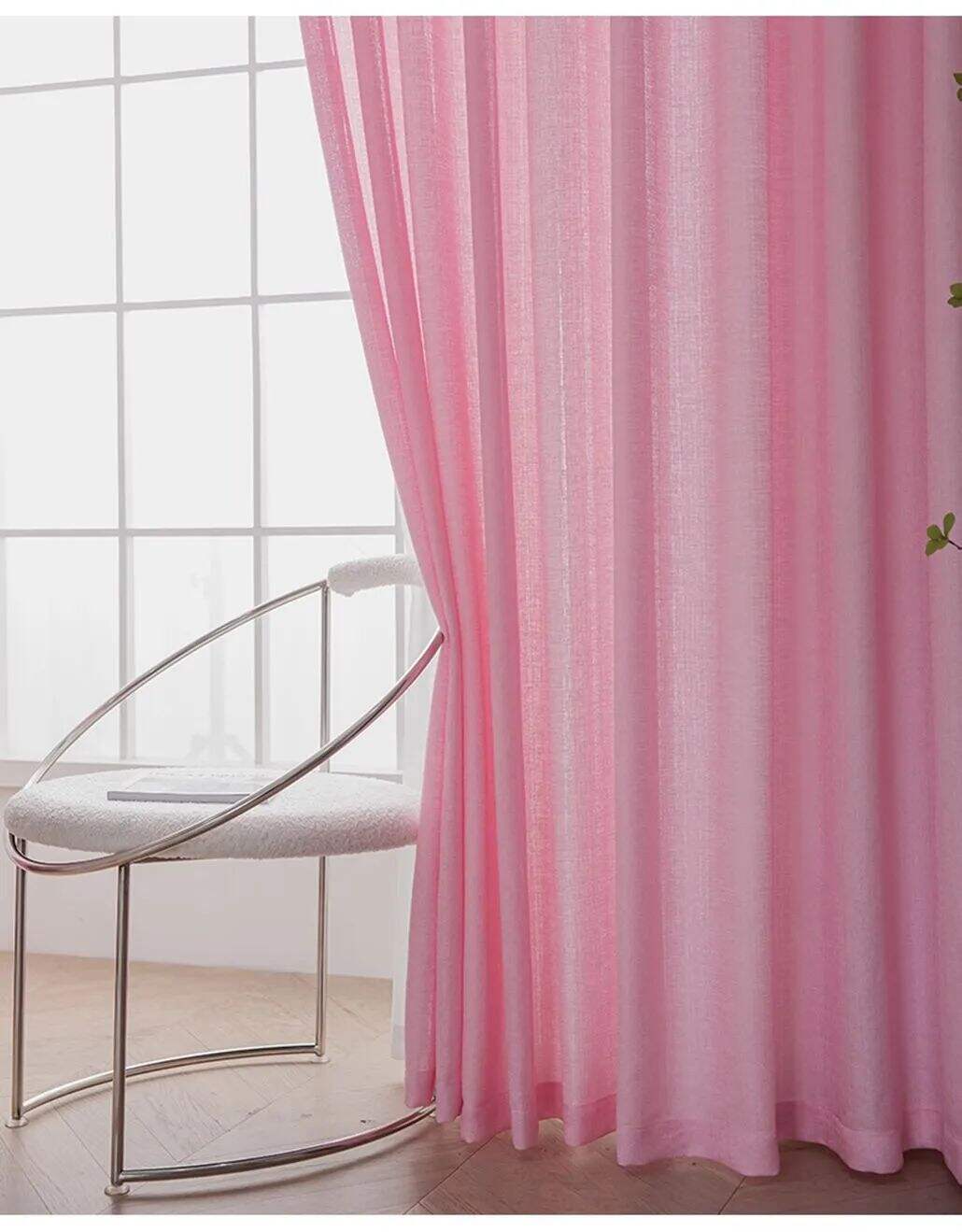 Foulola: LMS# Colorful Thick Linen，170gsm details