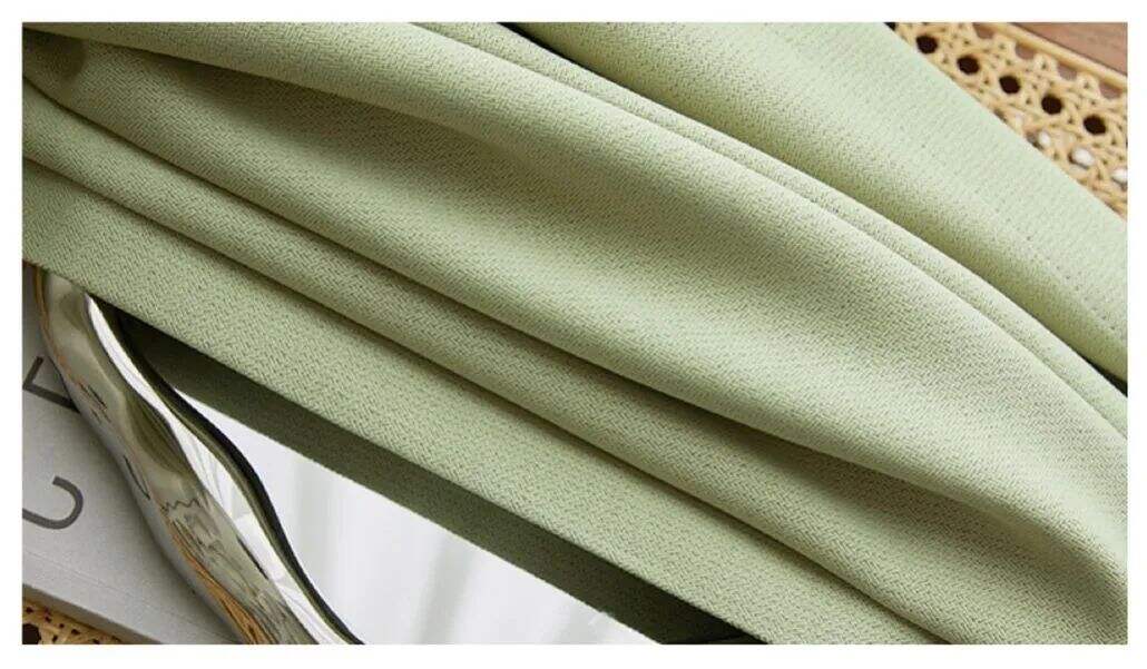 Foulola News:668# 2.8/3.2m Width Blackout Linen Curtain manufacture