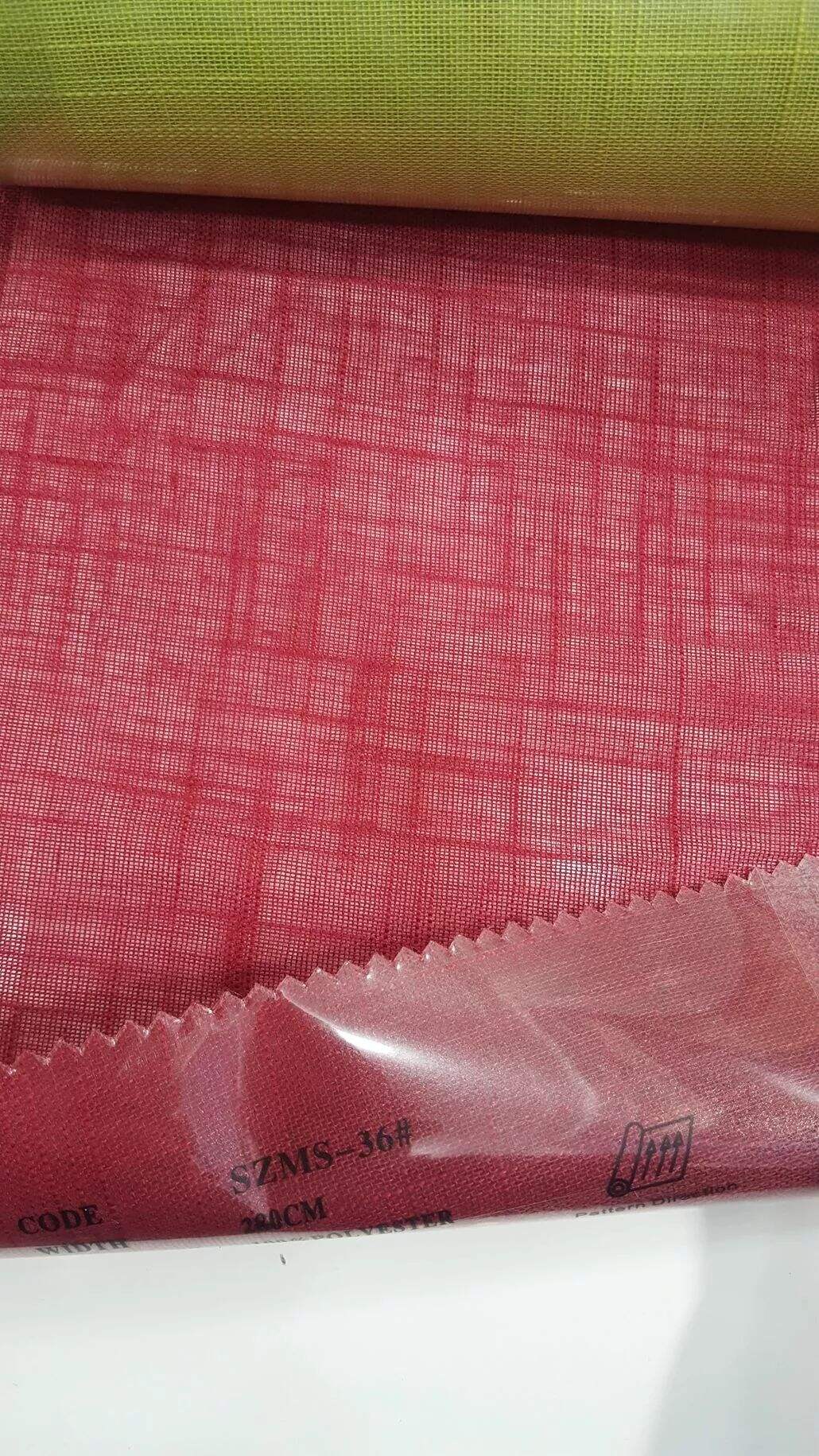 Foulola News: SZMS# Series, Cotton/ Polyester Sheer Curtain supplier