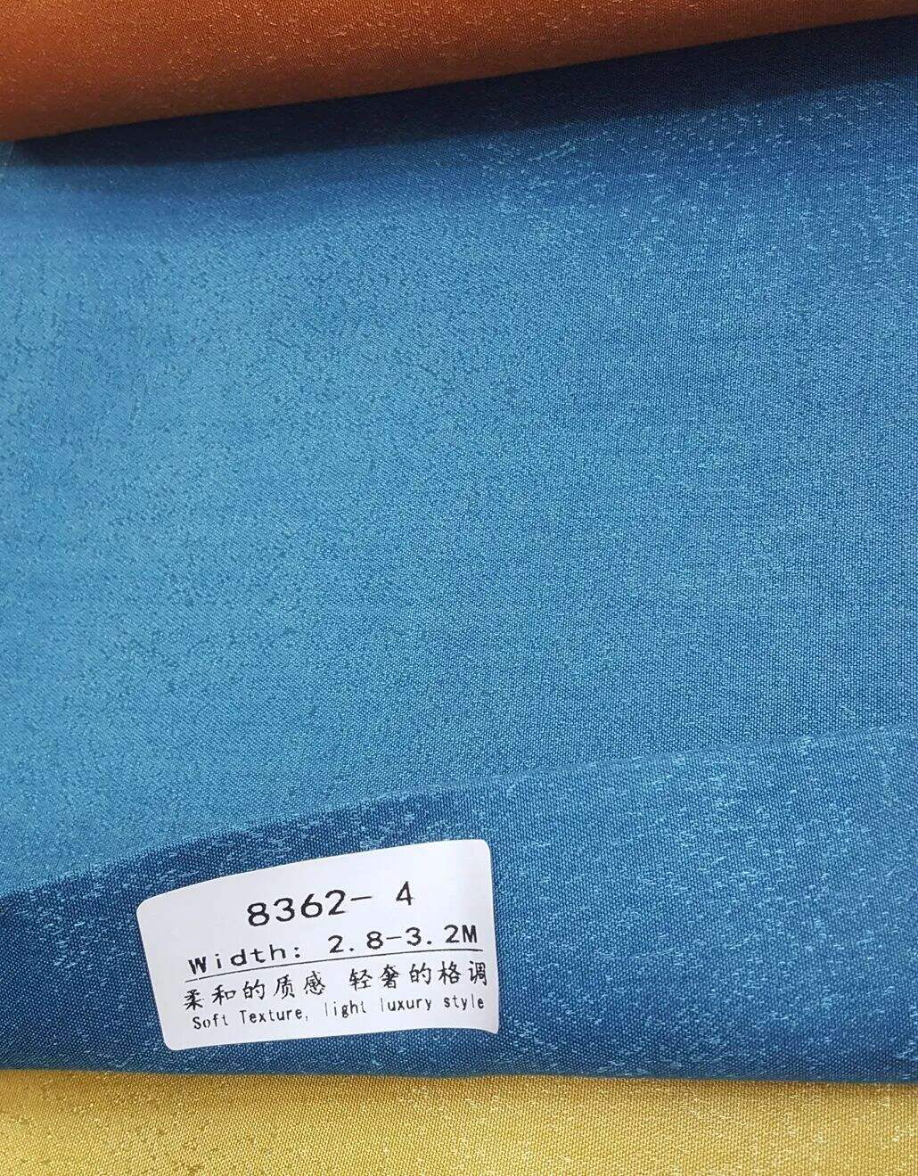 Foulola News:8362# 2.8/3.2m Width Blackout Linen Style Curtain supplier