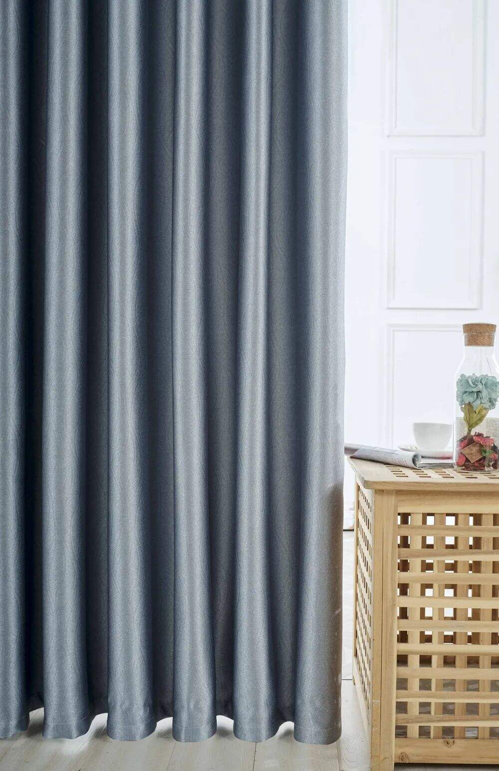 52 Foulola News: 2.8m DY/34# Series, Embossed Linen Style Blackout supplier