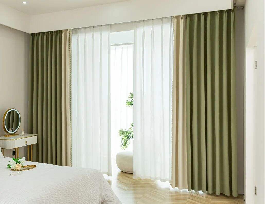 Foulola News:SFL2216# Luxury Jacquard Linen Style Curtain Fabric supplier