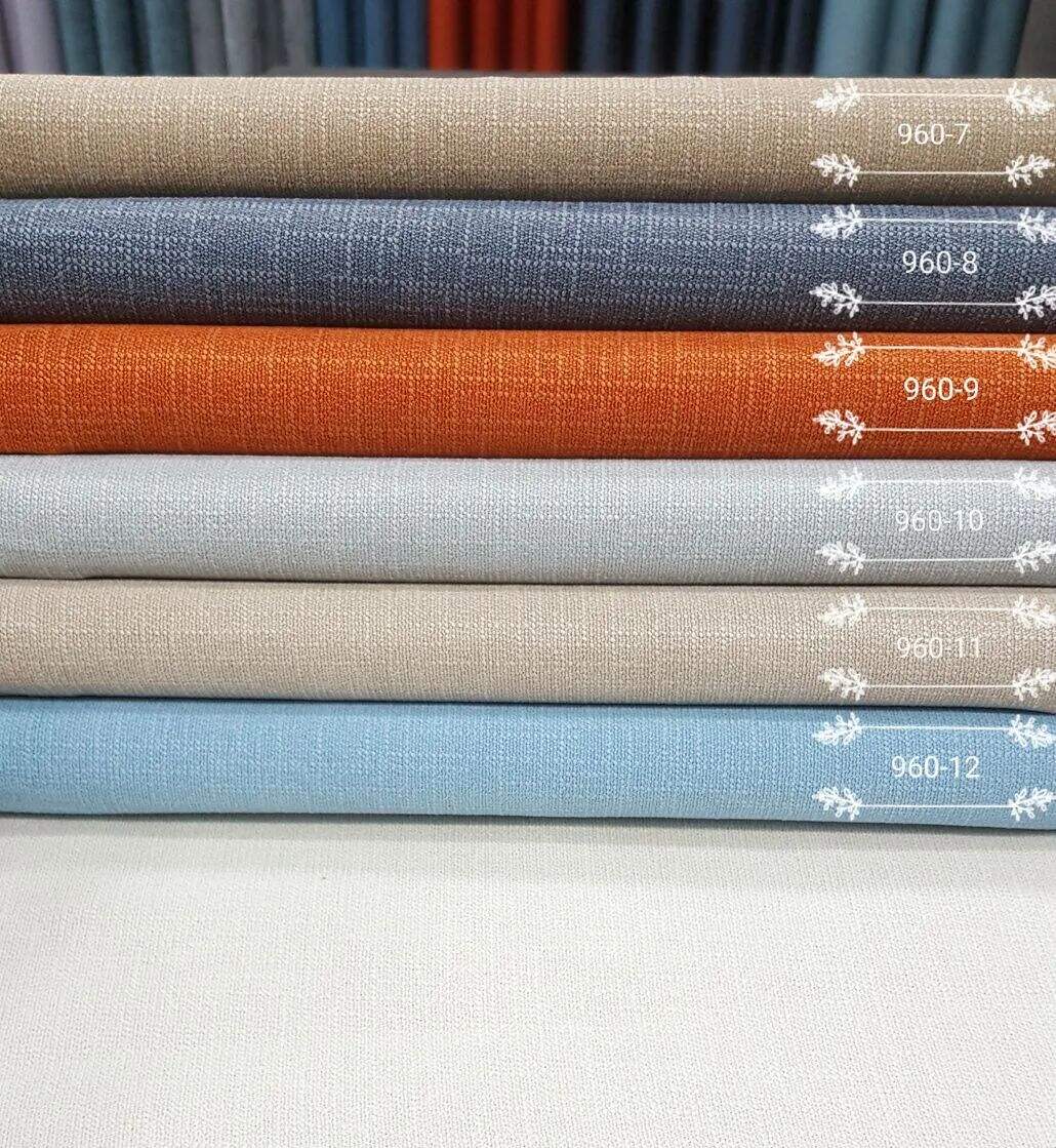 Foulola News:960# Linen Style Blackout manufacture