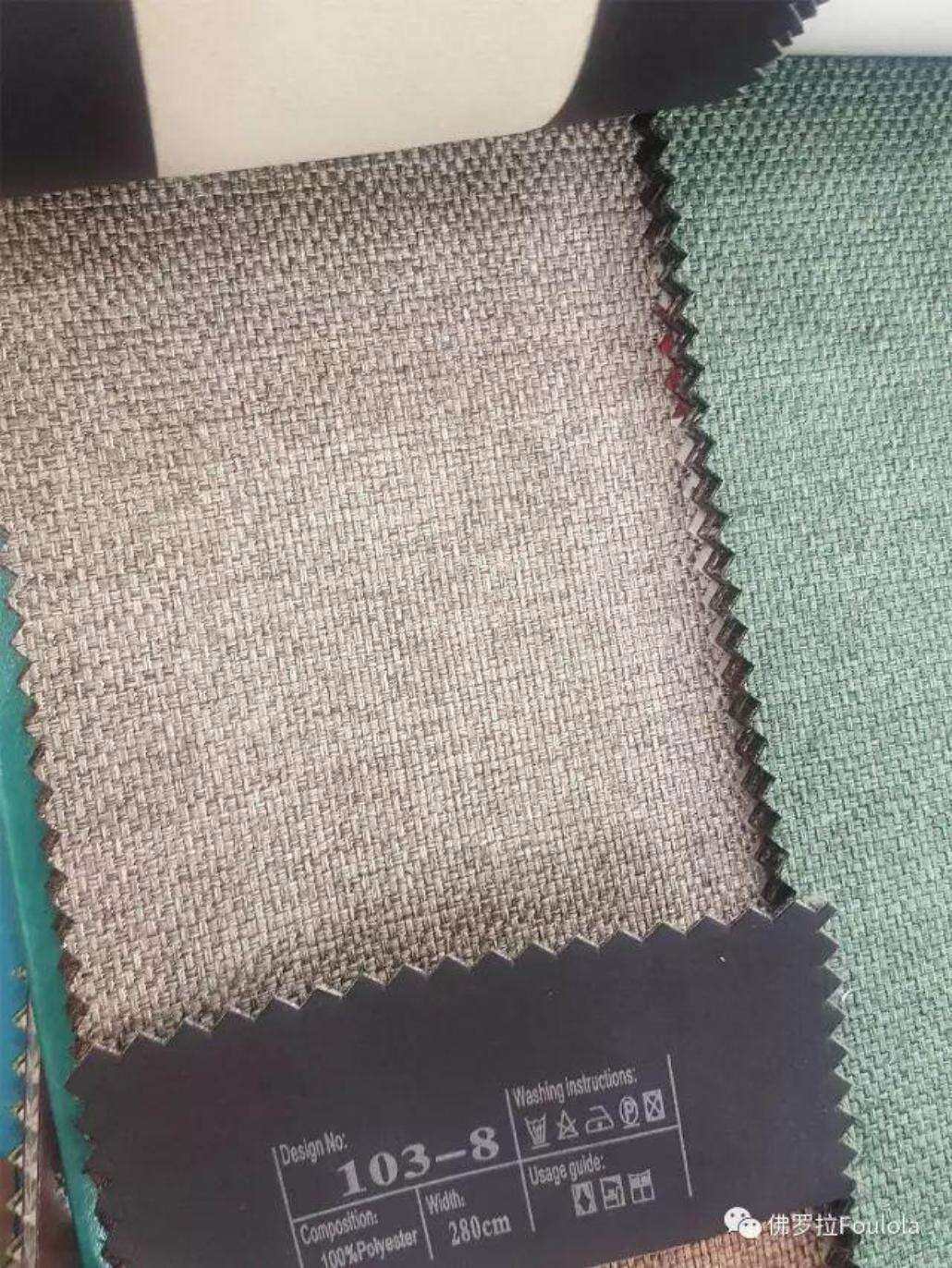 8103 Series Blackout Linen Curtain Fabric, 335gsm, 90% Blackout. manufacture