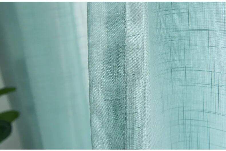 Foulola News: SZMS# Series, Cotton/ Polyester Sheer Curtain supplier