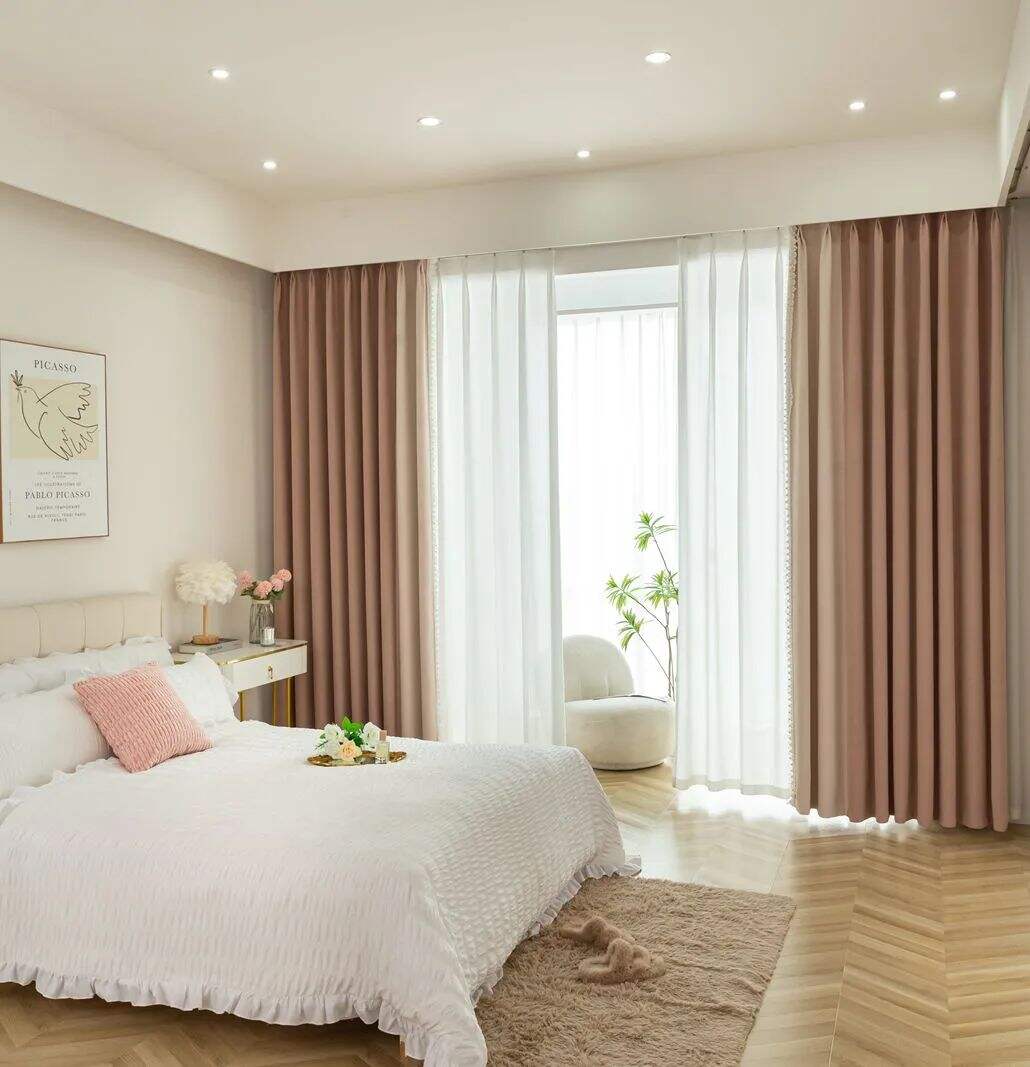 Foulola News:SFL2216# Luxury Jacquard Linen Style Curtain Fabric factory