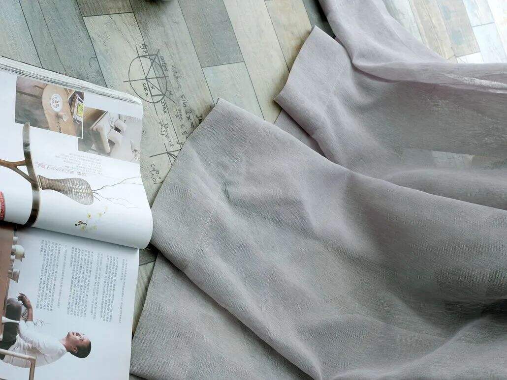 Foulola News: DLM Linen Sheer，6 colors， 3.0m Width details