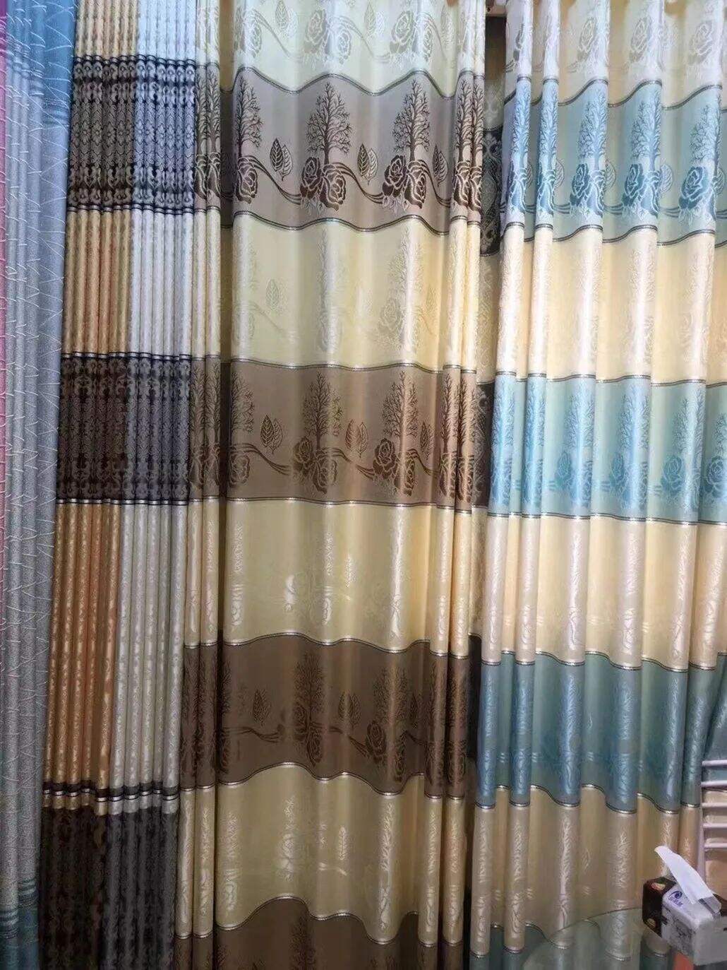 Foulola News: Cheap Jacquard Curtain Fabric. Width 280cm, manufacture