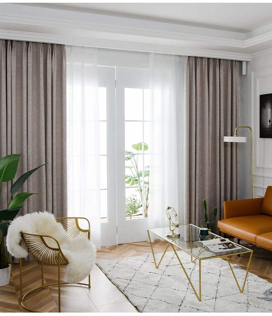 Foulola News: Soft Blackout Jacquard Curtain Fabric ZSMR2018# factory