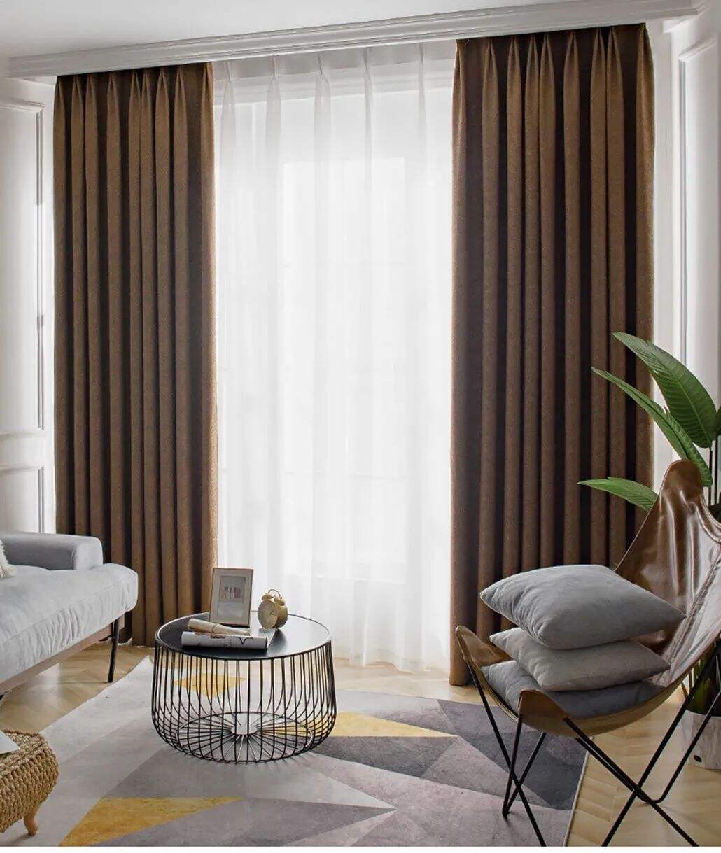 Foulola News: Soft Blackout Jacquard Curtain Fabric ZSMR2018# factory