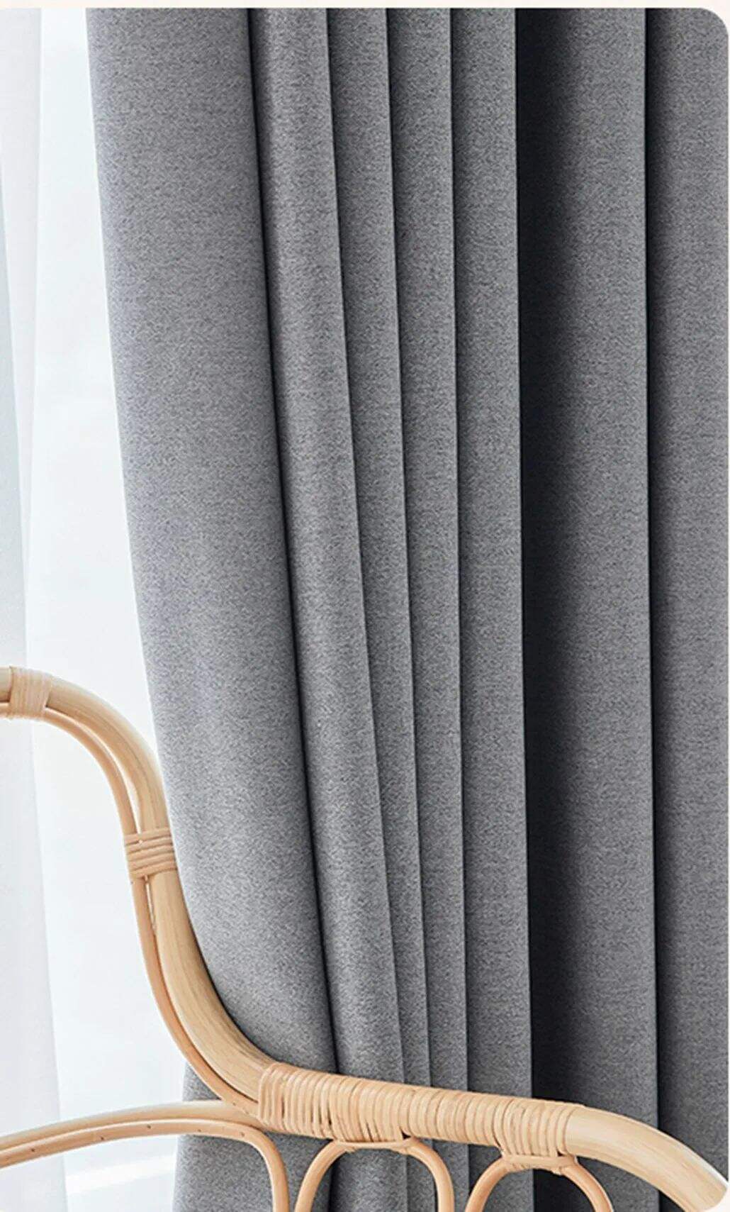 Foulola News: DDM# 2.8/3.2m Width Linen Style Curtain factory