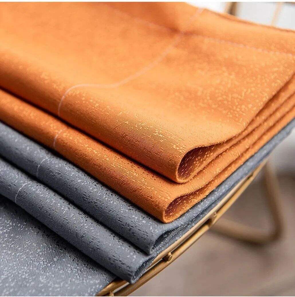 Foulola News:8362# 2.8/3.2m Width Blackout Linen Style Curtain manufacture
