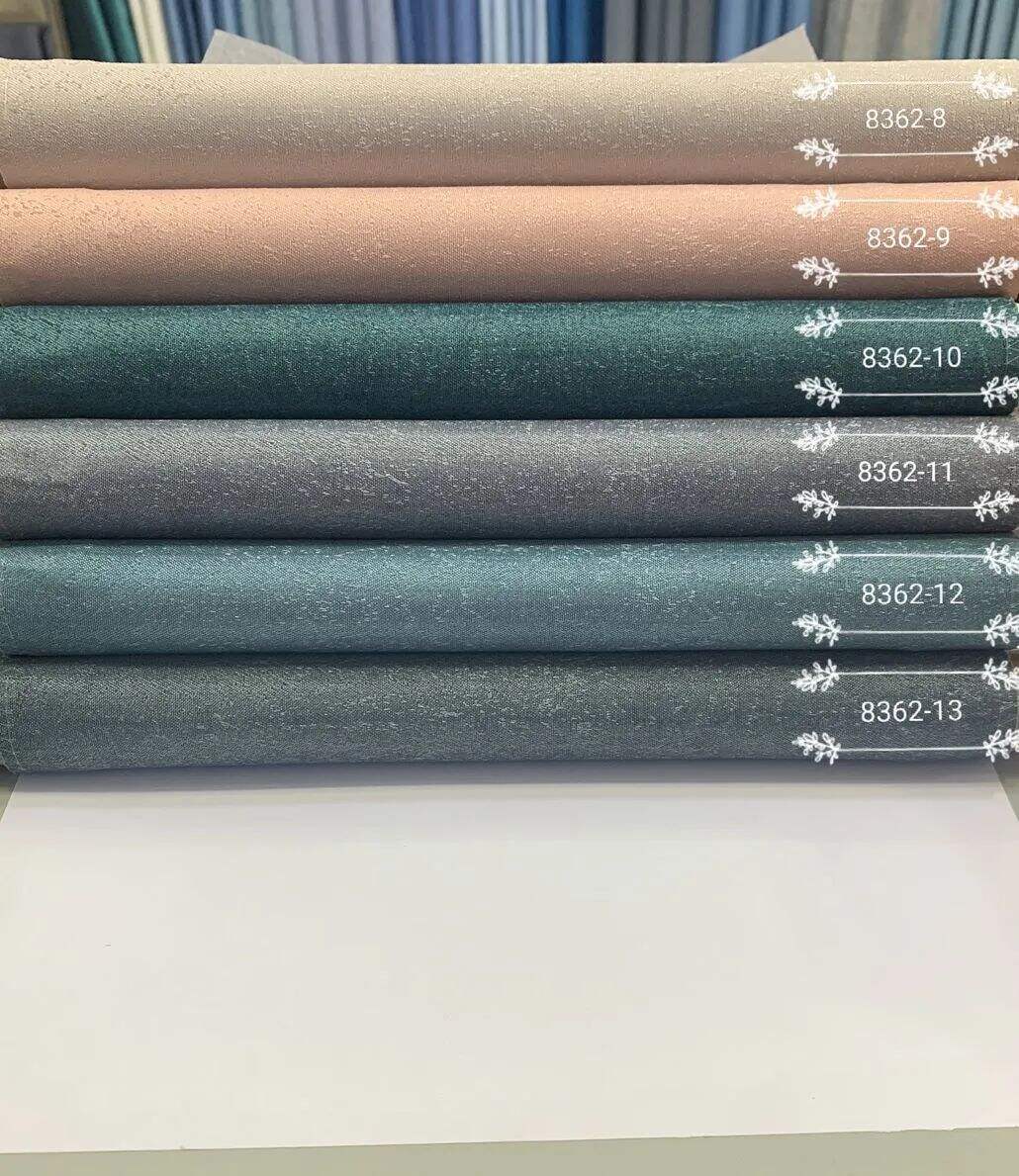 Foulola News:8362# 2.8/3.2m Width Blackout Linen Style Curtain manufacture