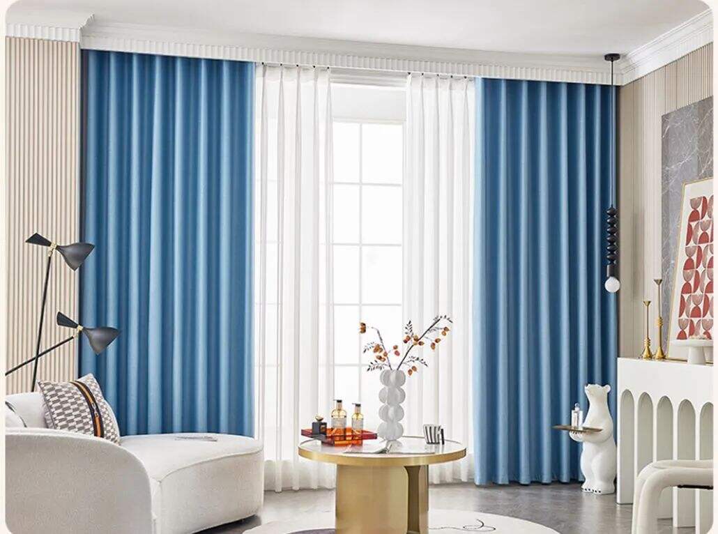 Foulola News: DDM# 2.8/3.2m Width Linen Style Curtain supplier